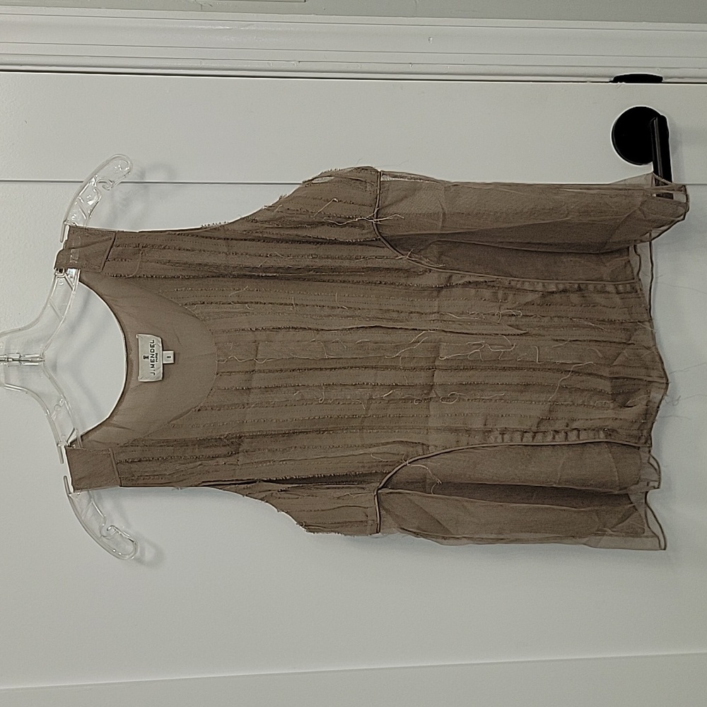 J. Mendel Paris silk distressed tank